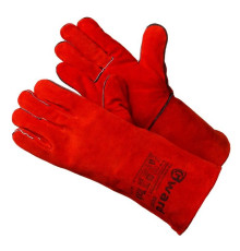 Gward Track Красные краги сварщика с подкладкой XY075