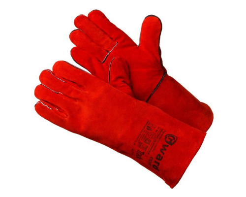 Gward Track Красные краги сварщика с подкладкой XY075