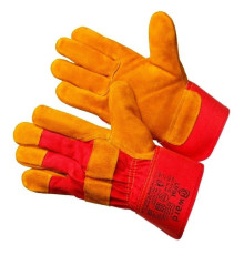 Gward Ural Усиленные спилковые комбинированные перчатки XY132