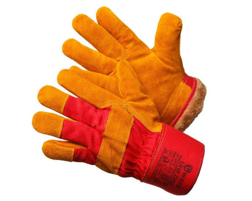 Gward Ural Zima утепленные улучшенные спилковые комбинированные перчатки