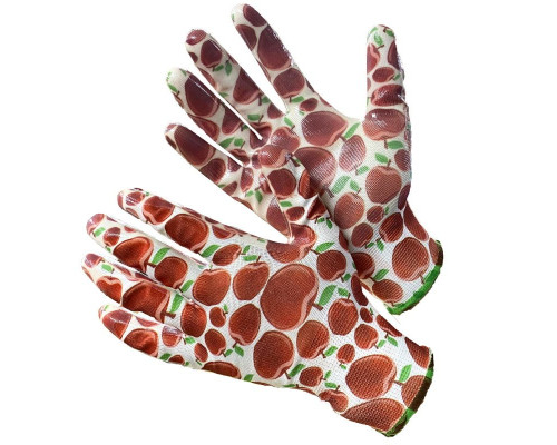 Gward fiesta Apples Садовые перчатки с расцветкой “Яблочки” N4001