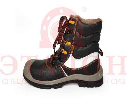 Высокий ботинок «Мистраль» (зима) HX379-CSW ПУ-НИТРИЛ, КП и АС шерстяной мех