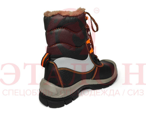 Высокий ботинок «Мистраль» (зима) HX379-CSW ПУ-НИТРИЛ, КП и АС шерстяной мех