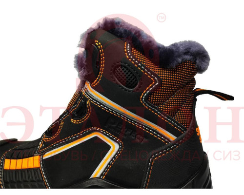 Ботинки “PERFECT PROTECTION-PREMIUM EDITION-КЕВЛАР” KTR4-CKW ПУ-резина с ПП и АС на натуральном меху (СБШ)