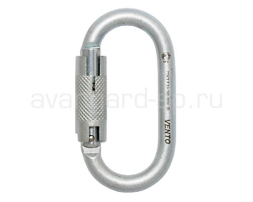 Карабин стальной Овал автомат с байонетной муфтой keylock 0010