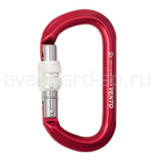 Карабин стальной Овал с муфтой keylock 0042