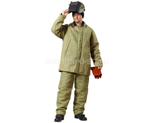 Костюм сварщика брезентовый утепленный