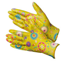 Like NN Садовые перчатки расцветки Like с нитрилом N4001