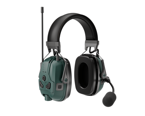 Наушники противошумные с радиосвязью O2 AirCom с оголовьем