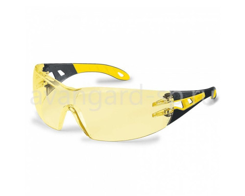 Очки защитные открытые UVEX Феос с желтым светофильтром