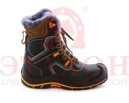 Ботинки с высоким берцем “PERFECT PROTECTION” PRB10N-CKW ПУ-Нитрил с ПП на натуральном меху