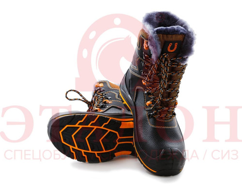 Ботинки с высоким берцем “PERFECT PROTECTION” PRB10N-CKW ПУ-Нитрил с ПП на натуральном меху