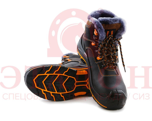 Ботинки “PERFECT PROTECTION-КЕВЛАР” PRB4N-CKW ПУ-Нитрил с ПП и АС на натуральном меху