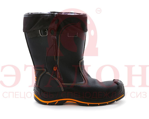 Сапоги “PERFECT PROTECTION-КЕВЛАР” PRB6-CKW ПУ-Нитрил цельноюфтевые с ПП и АС на натуральном меху