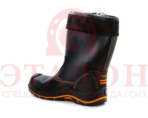 Сапоги “PERFECT PROTECTION-КЕВЛАР” PRB6-CKW ПУ-Нитрил цельноюфтевые с ПП и АС на натуральном меху