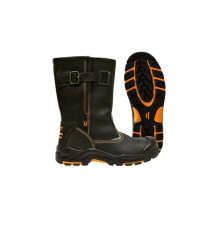 Сапоги “PERFECT PROTECTION” ПУ-Нитрил цельноюфтевые с ПП и АС на натуральном меху