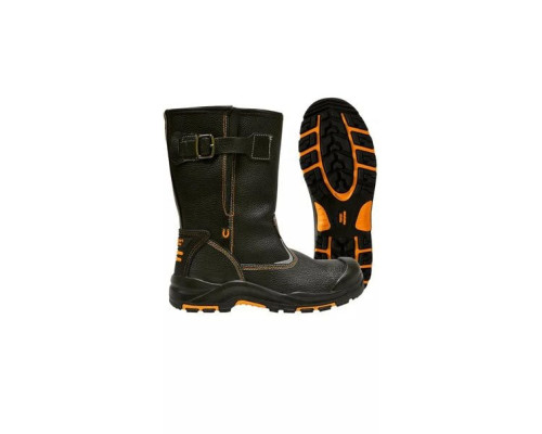 Сапоги “PERFECT PROTECTION” ПУ-Нитрил цельноюфтевые с ПП и АС на натуральном меху