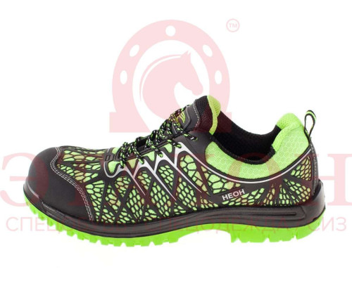 Полуботинки (кроссовки) МИСТРАЛЬ -НЕОН ПУ ТПУ с ПКП АС (лайм) артикул PT2-C-L