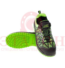 Полуботинки (кроссовки) МИСТРАЛЬ -НЕОН ПУ ТПУ с ПКП АС (лайм) артикул PT2-C-L