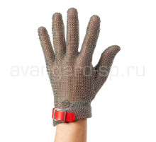 Перчатка кольчужная пятипалая с пластиковым манжетом