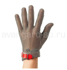 Перчатка кольчужная пятипалая с пластиковым манжетом