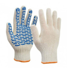 Перчатки ХБ/ПВХ 10 класс (5 нитей)