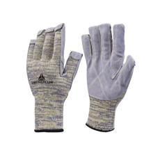 Перчатки трикотажные с покрытием из кожи 175013