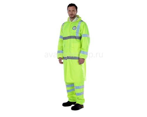 Плащ влагозащитный с СОП “Triton extra” лимонного цвета