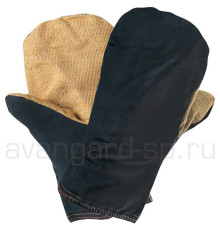 Рукавицы утеплённые с брезентовым наладонником