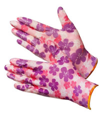 Sakura NN Садовые перчатки расцветки Sakura с нитрилом N4001
