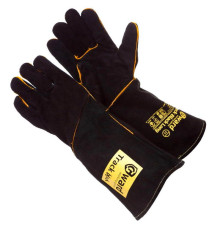 Спилковые и кожаные перчатки и краги Gward Track Black Long XY073