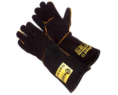 Спилковые и кожаные перчатки и краги Gward Track Black Long XY073