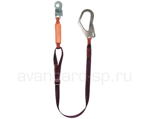 Строп ленточный одинарный регулируемый с амортизатором аА12р