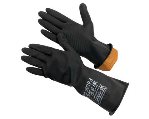 Gward ACID 2 Перчатки резиновые технические КЩС тип II