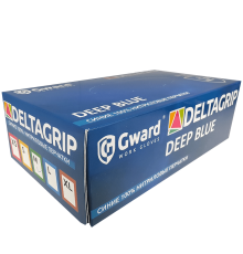 DELTAGRIP Deep Blue Перчатки нитриловые неопудренные синего цвета