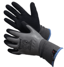 Перчатки из HPPE-нити с полным двойным латексным покрытием