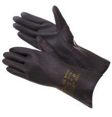 Перчатки из латекса и неопрена, черные