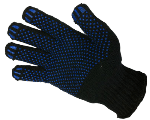 Перчатки утепленные двойные с ПВХ