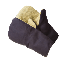 Рукавицы на искусственном меху с брезентовым наладонником 10/100