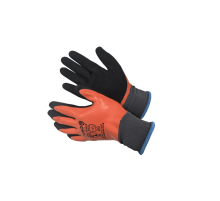 Перчатки из полиэстера с полным двойным латексным покрытием